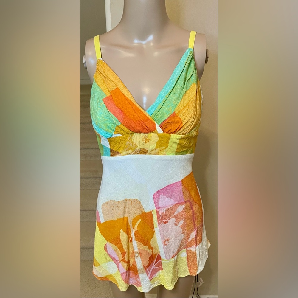 Jams World "Sunkiss" Abstract Print Dress, Size M